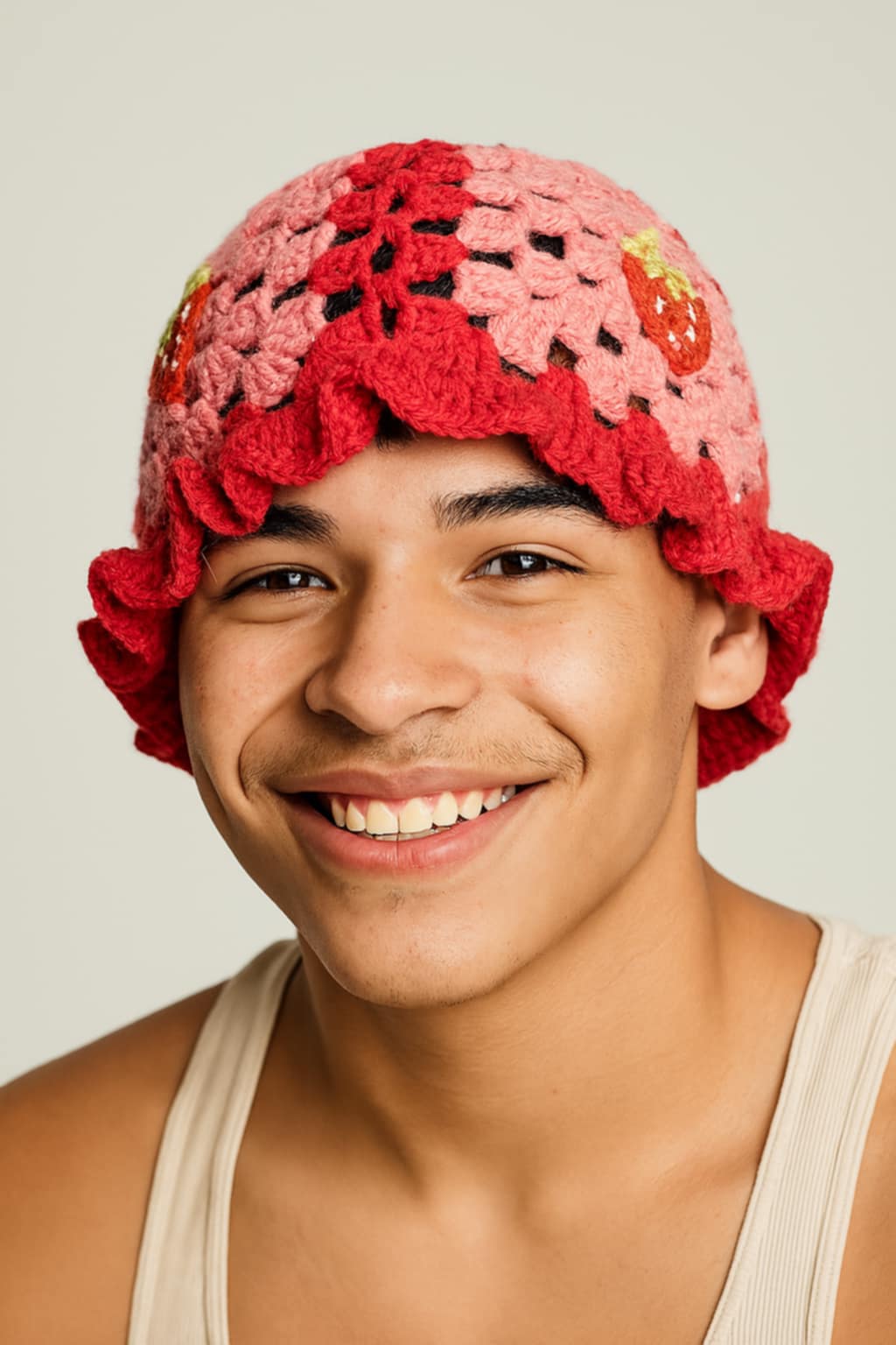 Strawberry Crochet hat