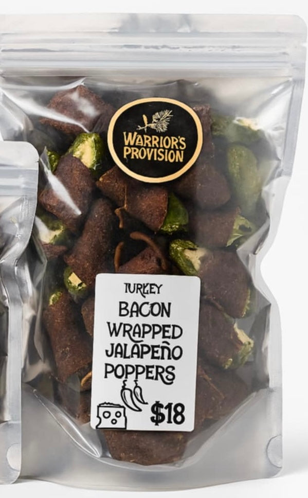 Turkey Bacon Jalapeño Poppers Freeze Dried