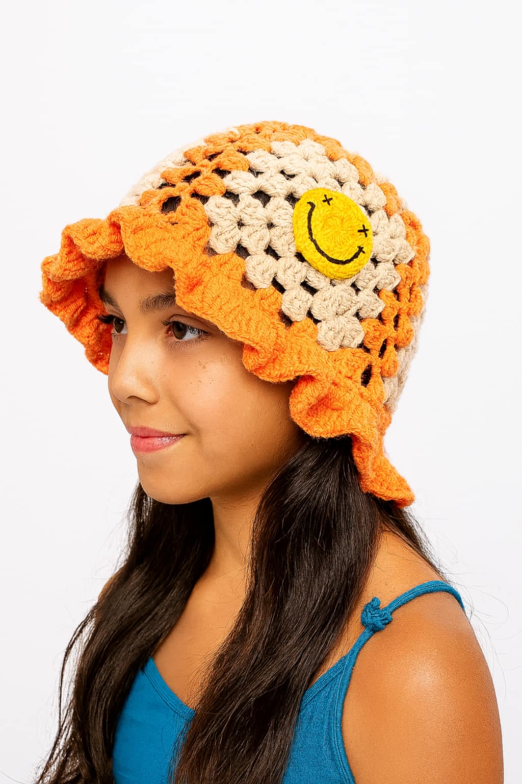 Smiley Crochet hat