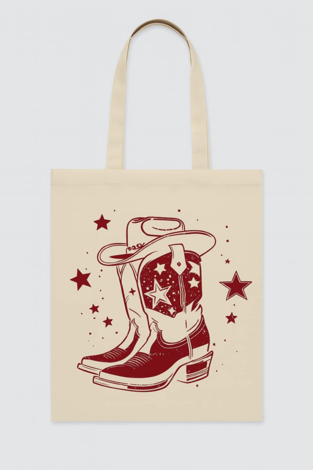 Cowboy Shoe Tote Bag