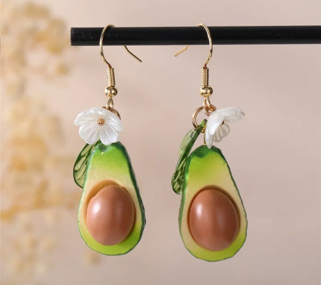 Avocado earrings
