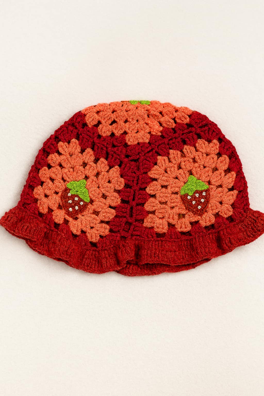 Strawberry Crochet hat