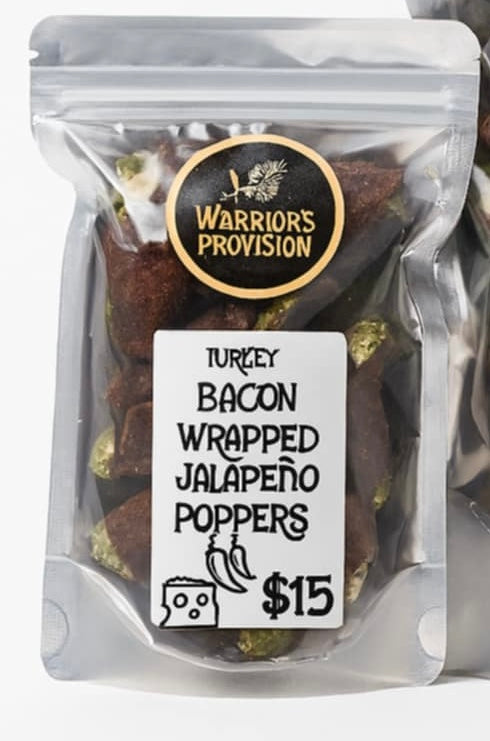 Turkey Bacon Jalapeño Poppers Freeze Dried