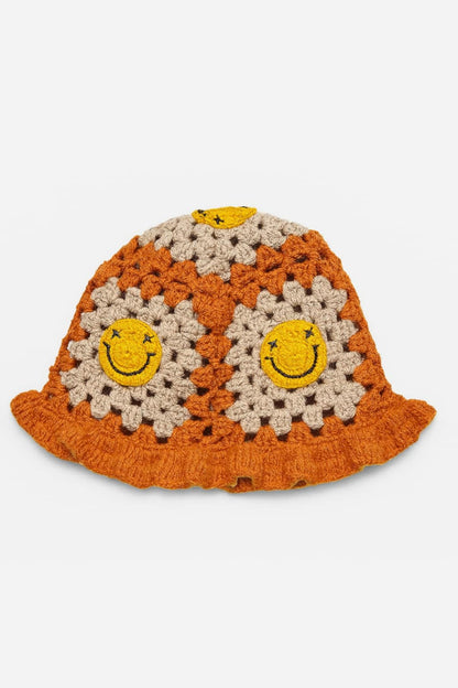 Smiley Crochet hat