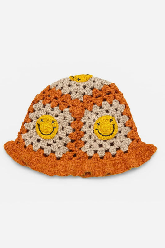 Smiley Crochet hat