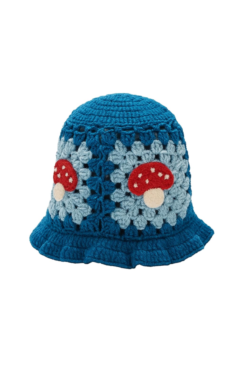 Mushroom crochet hat