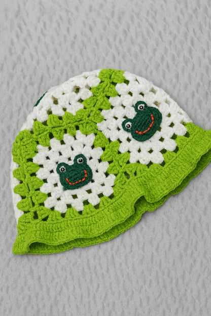 Frog Crochet Hat