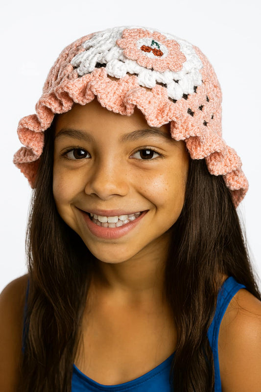 Cherry Crochet Hat