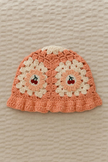 Cherry Crochet Hat