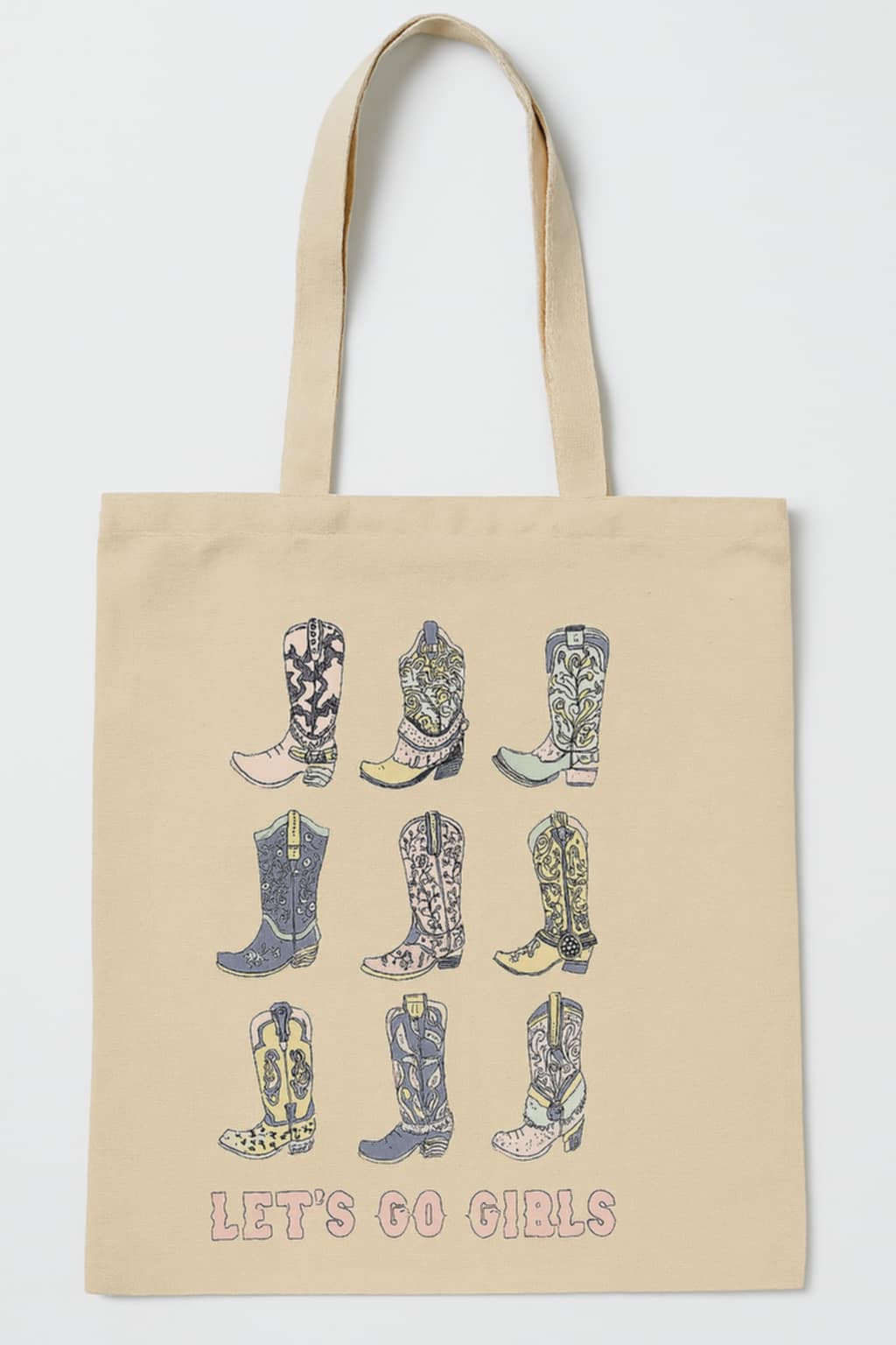 Cowboy Shoes Tote Bag
