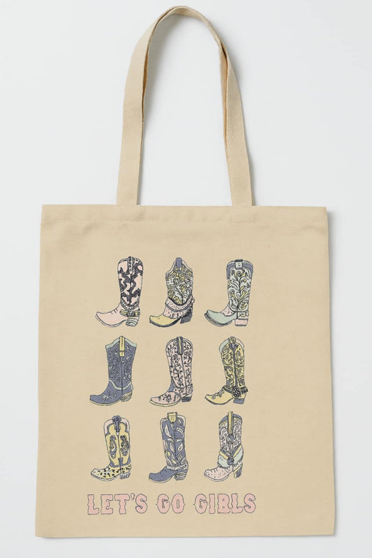 Cowboy Shoes Tote Bag