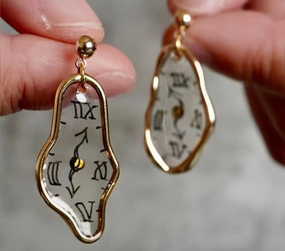 Time-less piece earrings