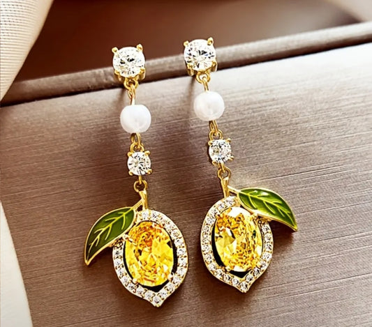 Bling Lemon earrings