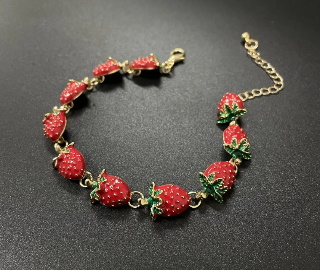 Strawberry bracelet