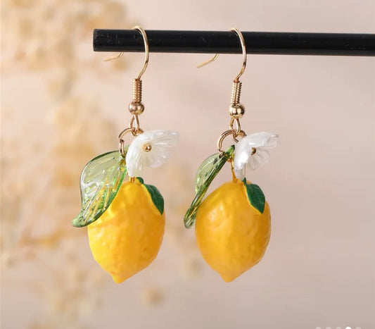 Lemon earrings