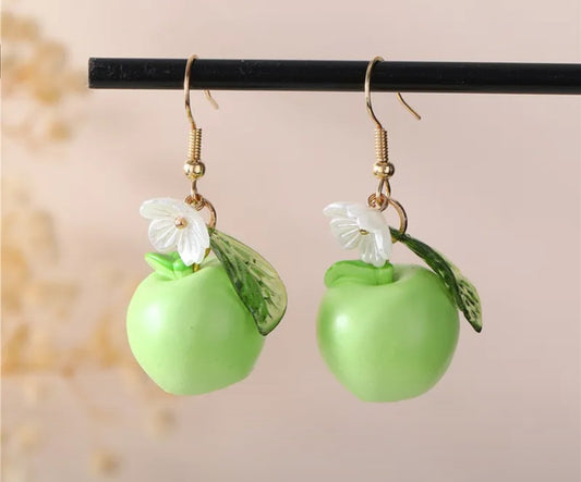 Lime earrings