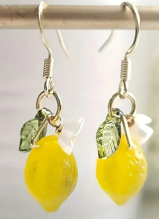 Lemon drop earrings