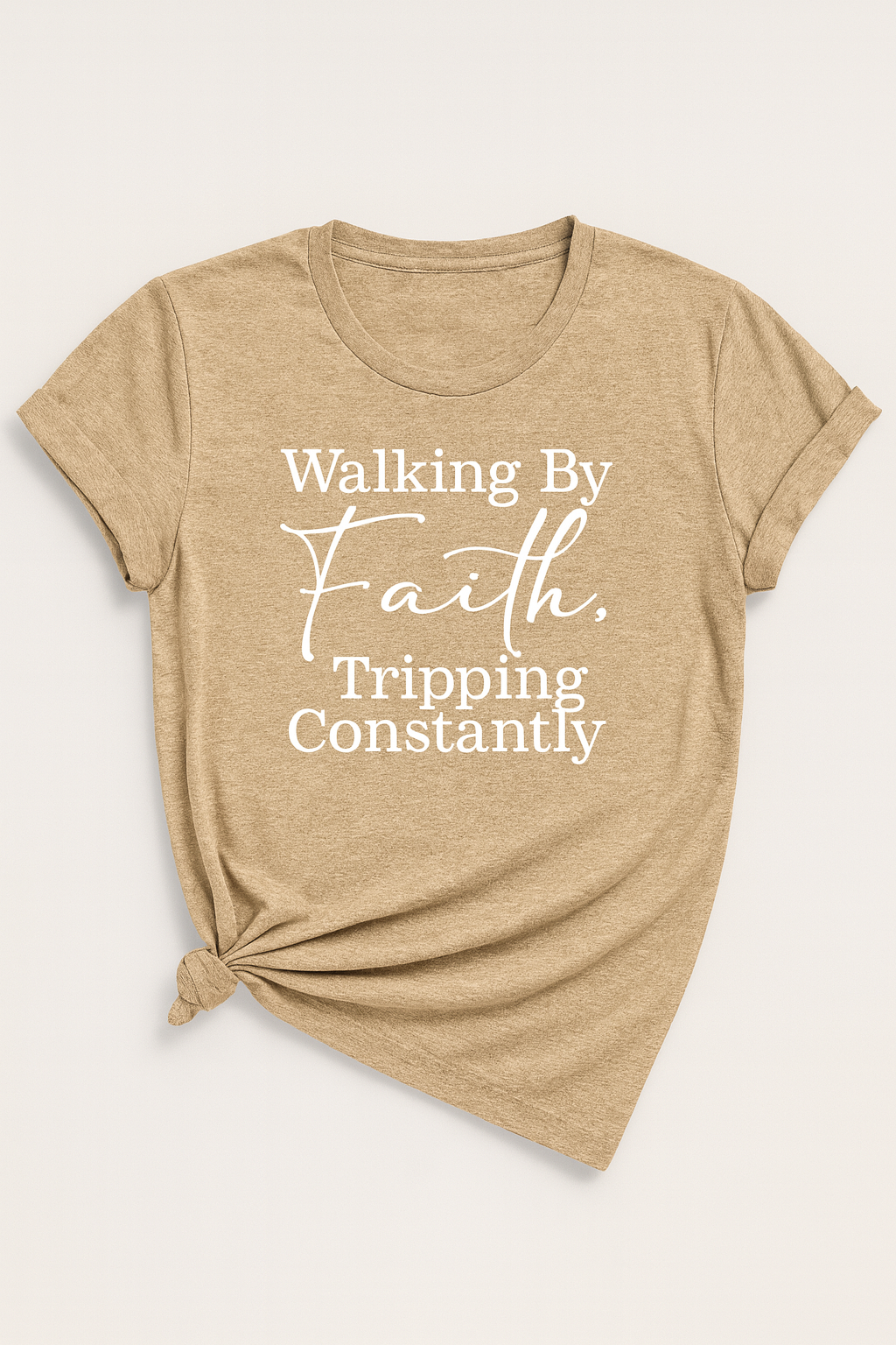 "Walking By Faith" Short-Sleeve T-shirt